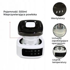 Zestaw do depilacji ItalWax podgrzewacz do wosku Wax700 120W 6x wosk twardy w dropsach 100g żele szpatuł