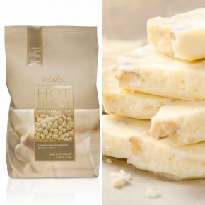 Zestaw do depilacji ItalWax  podgrzewacz do wosku Wax700 120W  6x wosk twardy w dropsach 100g  żele  szpatuł