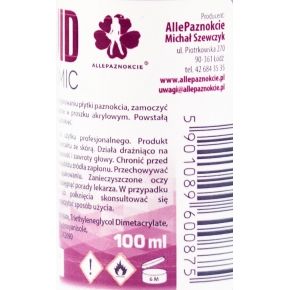 Duży zestaw do przedłużania i wzmacniania paznokci akrylem 3x15g proszek akryl liquid 100ml primer oliwka clea