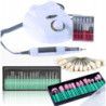 Zestaw do stylizacji paznokci Frezarka  frezy 30 x diamentowe  12 x kamienne  12 x filcowe - 1
