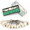Zestaw do stylizacji paznokci Frezarka  frezy 30 x diamentowe  12 x kamienne  12 x filcowe - 4