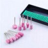 Zestaw do stylizacji paznokci Frezarka  frezy 30 x diamentowe  12 x kamienne  12 x filcowe - 5