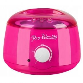 Zestaw do depilacji ItalWax podgrzewacz różowy 100W 5x wosk twardy 100g szpatułki