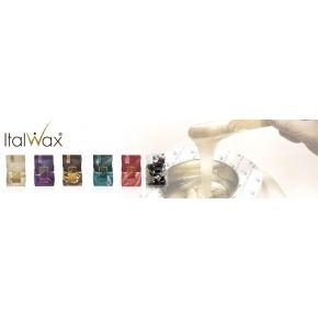 Zestaw do depilacji ItalWax podgrzewacz różowy 100W  5x wosk twardy 100g  szpatułki