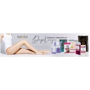 Zestaw do depilacji ItalWax podgrzewacz różowy 100W  5x wosk twardy 100g  szpatułki