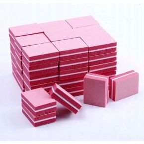 Mini polerka kostka mała 100/180 do paznokci pedicure różne kolory
