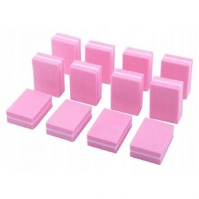 Mini polerka kostka mała 100/180 do paznokci pedicure różne kolory