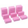 Mini polerka kostka mała 100/180 do paznokci pedicure różne kolory - 6