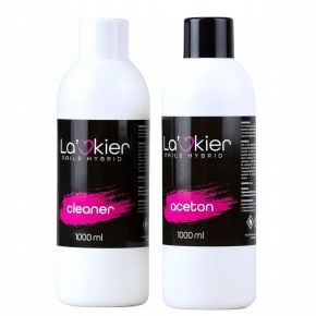 Lakier Zestaw płynów do paznokci aceton 1000ml  cleaner 1000ml