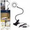 Activ Lampa lupa ring LED Snake na biurko czarna - 3