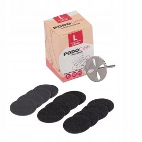 Dysk tarcza do pedicure Pododisk zestaw trzpień z dyskiem  nakładki tarcze wymienne L 25mm