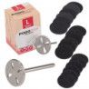 Dysk tarcza do pedicure Pododisk zestaw trzpień z dyskiem  nakładki tarcze wymienne L 25mm - 2
