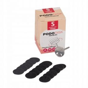 Dysk tarcza do pedicure Pododisk zestaw trzpień z dyskiem  nakładki tarcze wymienne S 15mm