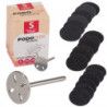 Dysk tarcza do pedicure Pododisk zestaw trzpień z dyskiem  nakładki tarcze wymienne S 15mm - 2