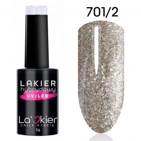 LaKier 701/2 kolorowy lakier hybrydowy do paznokci 5g