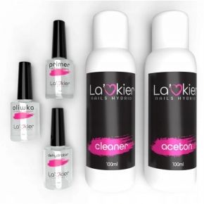 Lakier Zestaw płynów  aceton  cleaner  primer  dehydrator  oliwka gratis