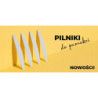 Pilnik drewniany do paznokci infinity slim nóż 100/100 eko różowy - 6