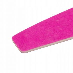 10x Molly Lac Pilnik drewniany do paznokci slim łódka półksiężyc 180/180 eko różowy