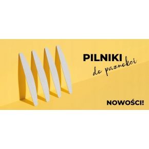 10x Molly Lac Pilnik drewniany do paznokci slim łódka półksiężyc 180/180 eko różowy