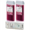 21 Zestaw ItalWax do depilacji 2x wosk w rolce Raspberry Flex malinowy  paski - 1