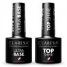 2x Claresa lakier hybrydowy TOP SHINE 5g  ULTRA BASE 5g - 1