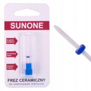 42 Zestaw frezów Sunone do manicure frez ceramiczny stożek walec kulka szczelinowy