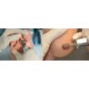 50x kapturek ścierny do pedicure 13mm 240  nośnik frez gumowy - 8