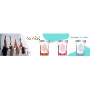 5x Wosk twardy do depilacji ItalWax Top Line Pink Pearl 100g do podgrzewacza