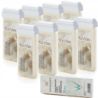 Depilacja 8x wosk w rolce ItalWax Biała Czekolada 100g  paski 20 sztuk - 1