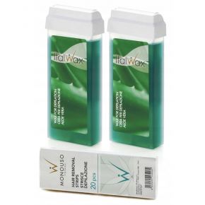 Depilacja zestaw 2x wosk ItalWax Aloe Flex plus gratis paski