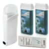 Depilacja zestaw 2x wosk ItalWax Azulen Flex podgrzewacz paski - 3