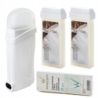 Depilacja zestaw 2x wosk ItalWax Coconut Flex podgrzewacz paski - 2