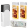 Depilacja zestaw 2x wosk ItalWax Honey Flex podgrzewacz paski - 1