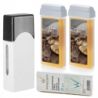 Depilacja zestaw 2x wosk ItalWax Natural Flex podgrzewacz paski - 1