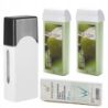 Depilacja zestaw 2x wosk ItalWax Olive Flex podgrzewacz paski - 1
