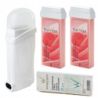 Depilacja zestaw 2x wosk ItalWax Rose podgrzewacz paski - 3