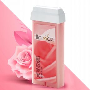Depilacja zestaw 2x wosk ItalWax Rose podgrzewacz paski