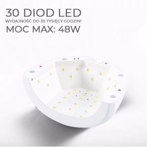 Mega zestaw do hybryd lampa 48W  10x lakier Claresa kolory do wyboru  preparaty  akcesoria