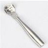 Omega srebrna metalowa do stóp ścinak skrobak do pięt pedicure - 2