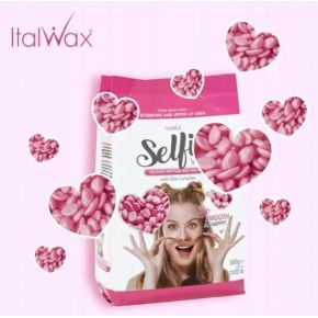 Wosk ItalWax Selfie Cherry 100g do depilacji okolic twarzy  10x mikroszpatułka