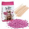 Wosk twardy do depilacji ItalWax Selfie 100g  szpatułki 10 sztuk - 1