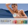 Zestaw AROMA do depilacji ciała 7x wosk ItalWax rolka PODGRZEWACZ olejek paski talk - 7