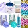 Zestaw do depilacji aromatycznej podgrzewacz szpatułki żel 4x wosk 100g Nirvana ItalWax LUX - 1