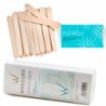 Zestaw do depilacji bezpaskowej 2x 400ml wosk ItalWax w puszce PODGRZEWACZ paski szpatułki kosmetyki talk pask - 7