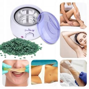 Zestaw do depilacji bezpaskowej wosk 1kg dropsy ItalWax azulen Podgrzewacz Prowax talk szpatułki