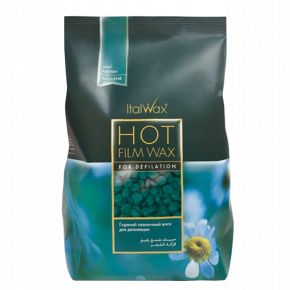 Zestaw do depilacji bezpaskowej wosk 1kg dropsy ItalWax azulen Podgrzewacz Prowax talk szpatułki