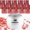 Zestaw do depilacji ItalWax 10x wosk 1kg Rose róża  podgrzewacz - 1