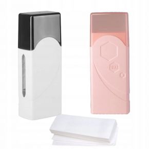 Zestaw do depilacji ItalWax 24x wosk w rolce Flex Wine podgrzewacz Single Fo 40W paski