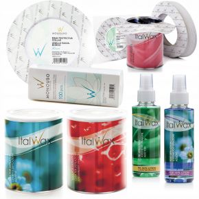 Zestaw do depilacji ItalWax 2x wosk puszka 800ml do wyboru lotion paski pierścienie
