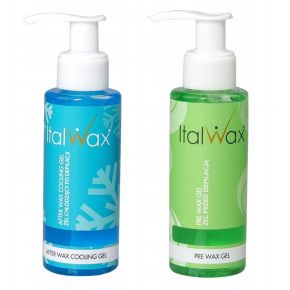 Zestaw do depilacji ItalWax podgrzewacz  6x wosk twardy  2x żel  szpatułki
